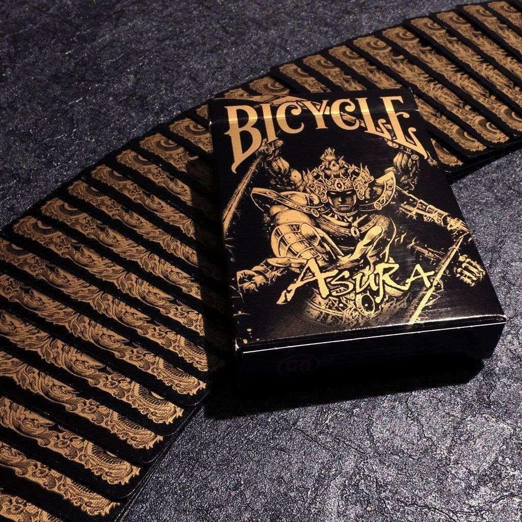 Asura Black Gold Bicycle Playing Cards - Image 3