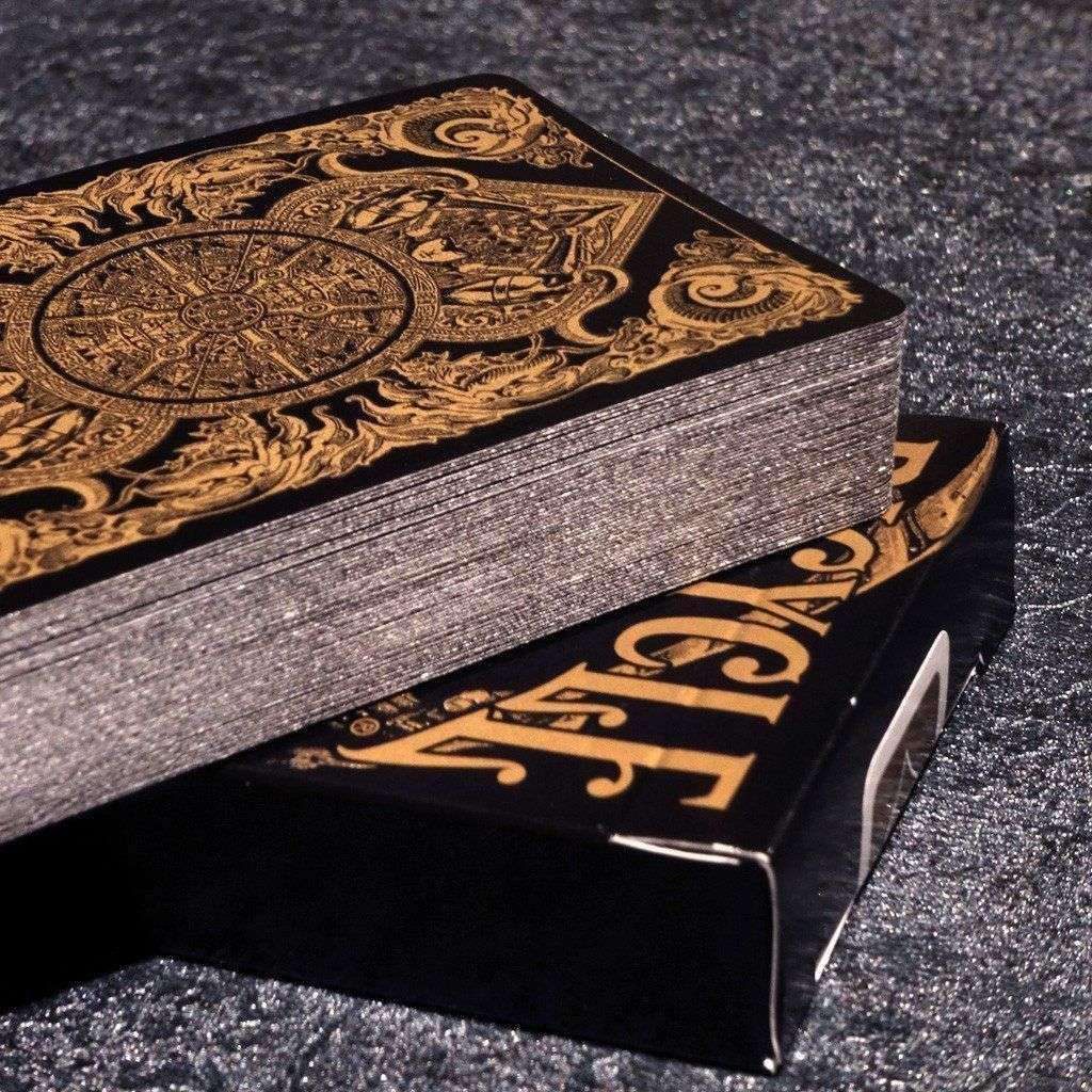 Asura Black Gold Bicycle Playing Cards - Image 4