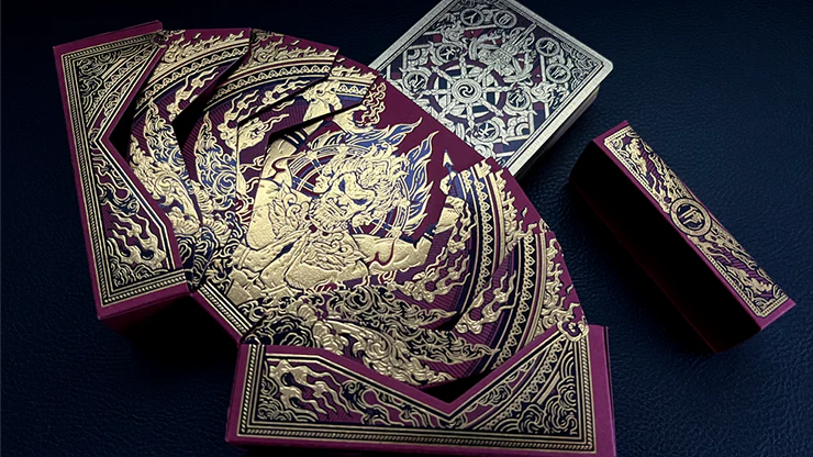 Asura Deluxe Playing Cards - Red - Image 2