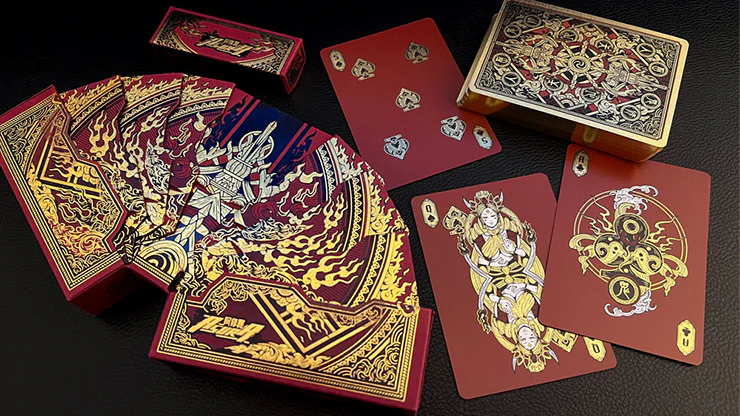 Asura Deluxe Playing Cards - Red - Image 3