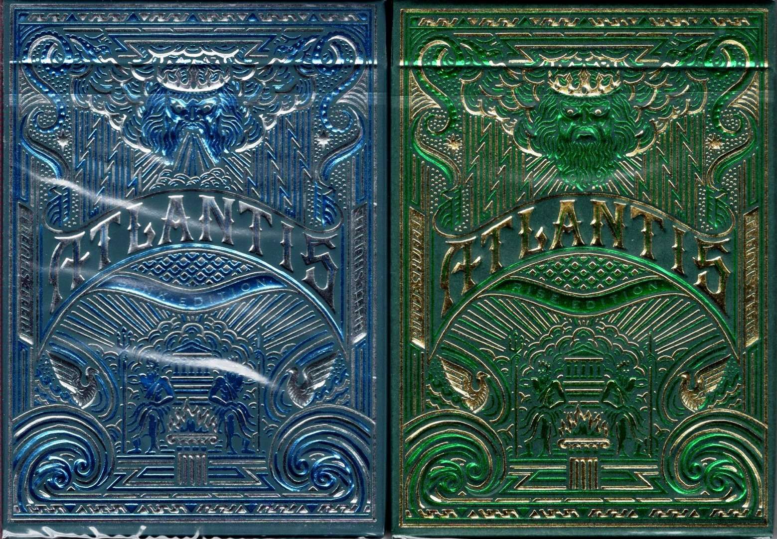 Atlantis Playing Cards 2 Deck Set USPCC