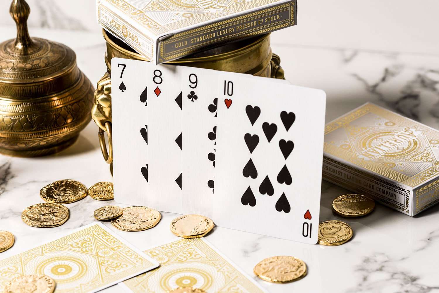Aurelian White Playing Cards Cartamundi - Image 4