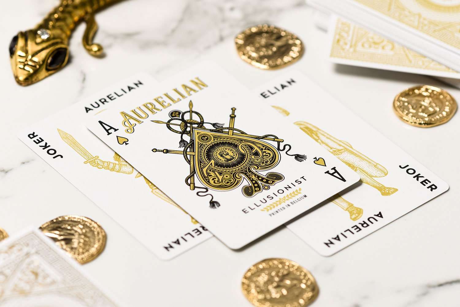 Aurelian White Playing Cards Cartamundi - Image 8