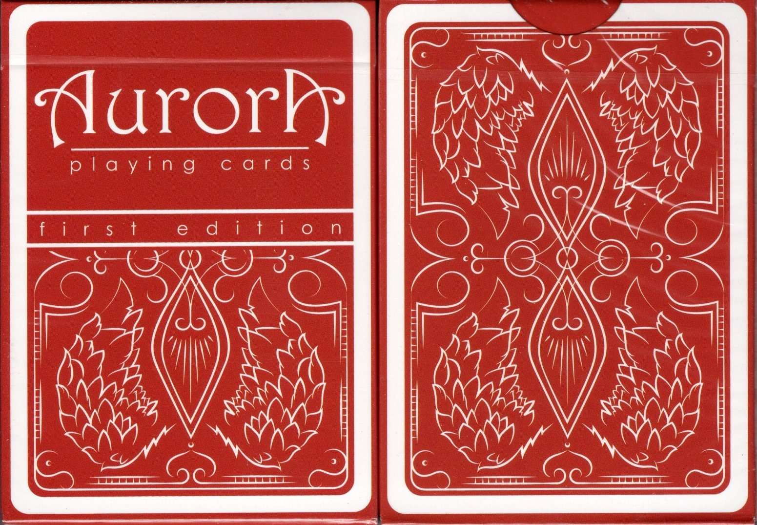 Aurora Red Playing Cards USPCC