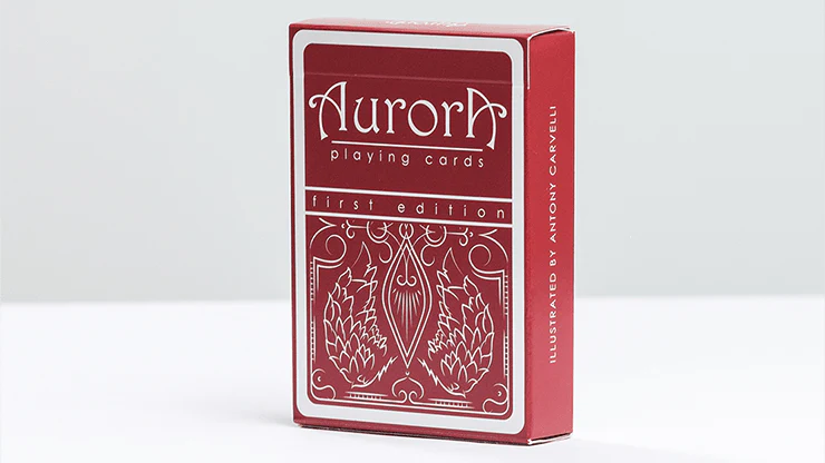Aurora Red Playing Cards USPCC - Image 7