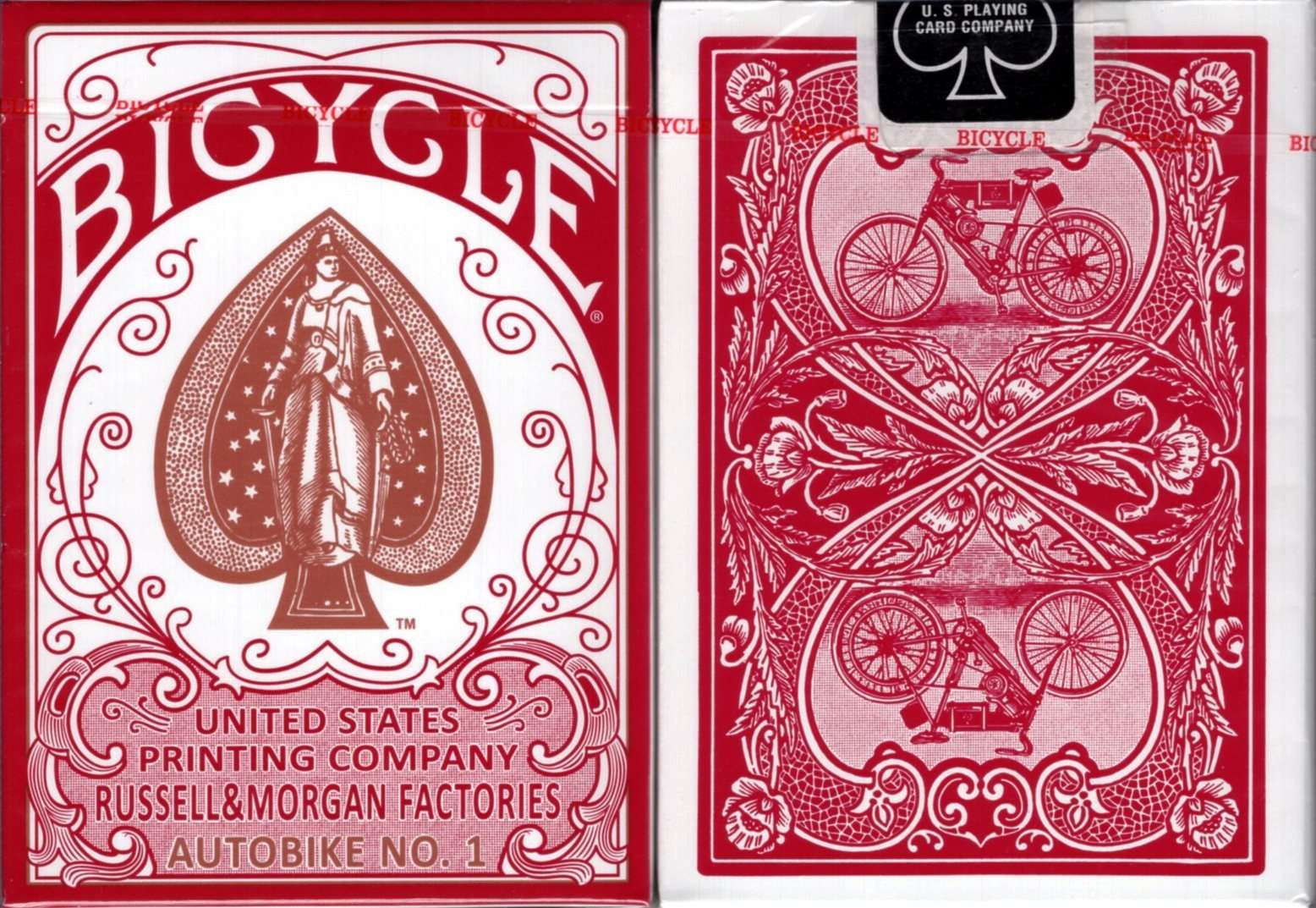 Autobike No. 1 Bicycle Playing Cards - Image 3