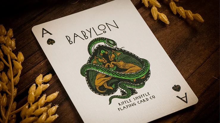 Babylon Forest Green Playing Cards TPCC - Image 4