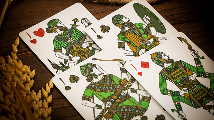 Babylon Forest Green Playing Cards TPCC - Image 5