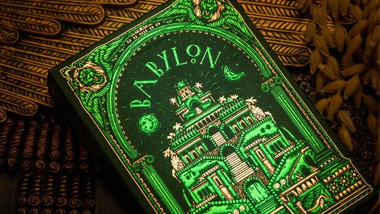 Babylon Forest Green Playing Cards TPCC - Image 7