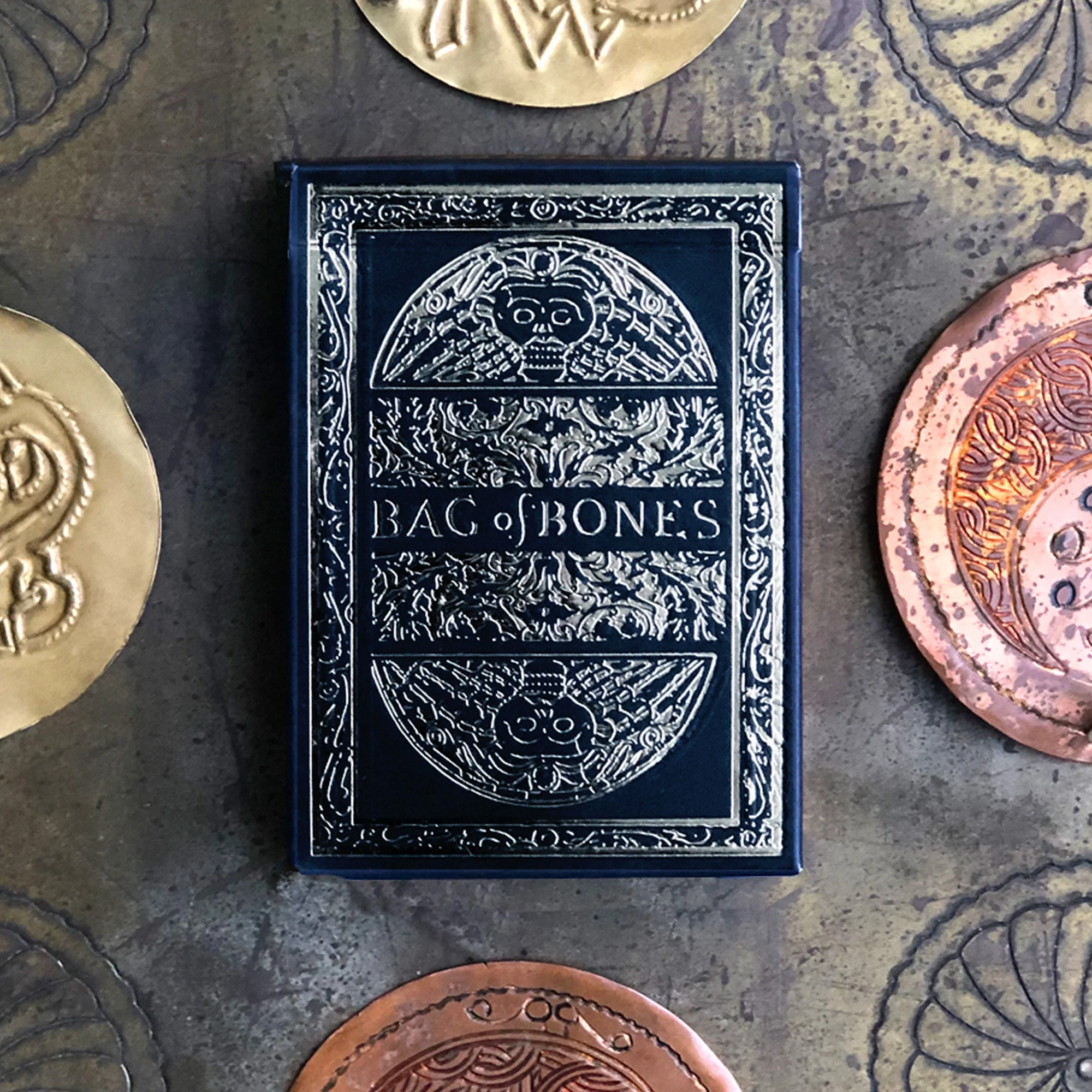 Bag of Bones Playing Cards - Premium Silver Edition