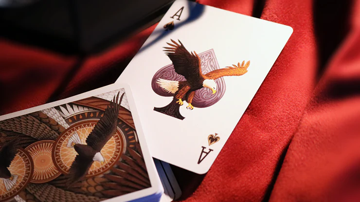 Bald Eagle Bicycle Playing Cards with Numbered Seal - Image 8