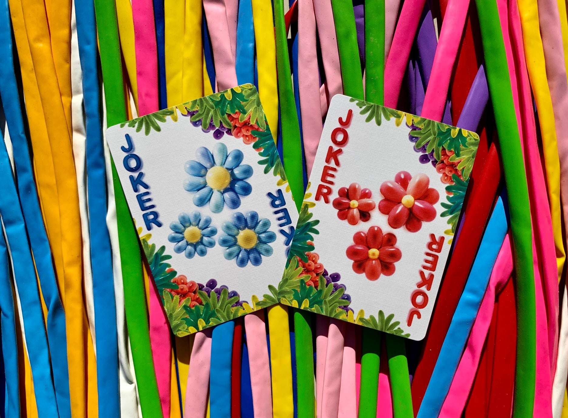 Balloon Jungle Stripper Bicycle Playing Cards - Image 4