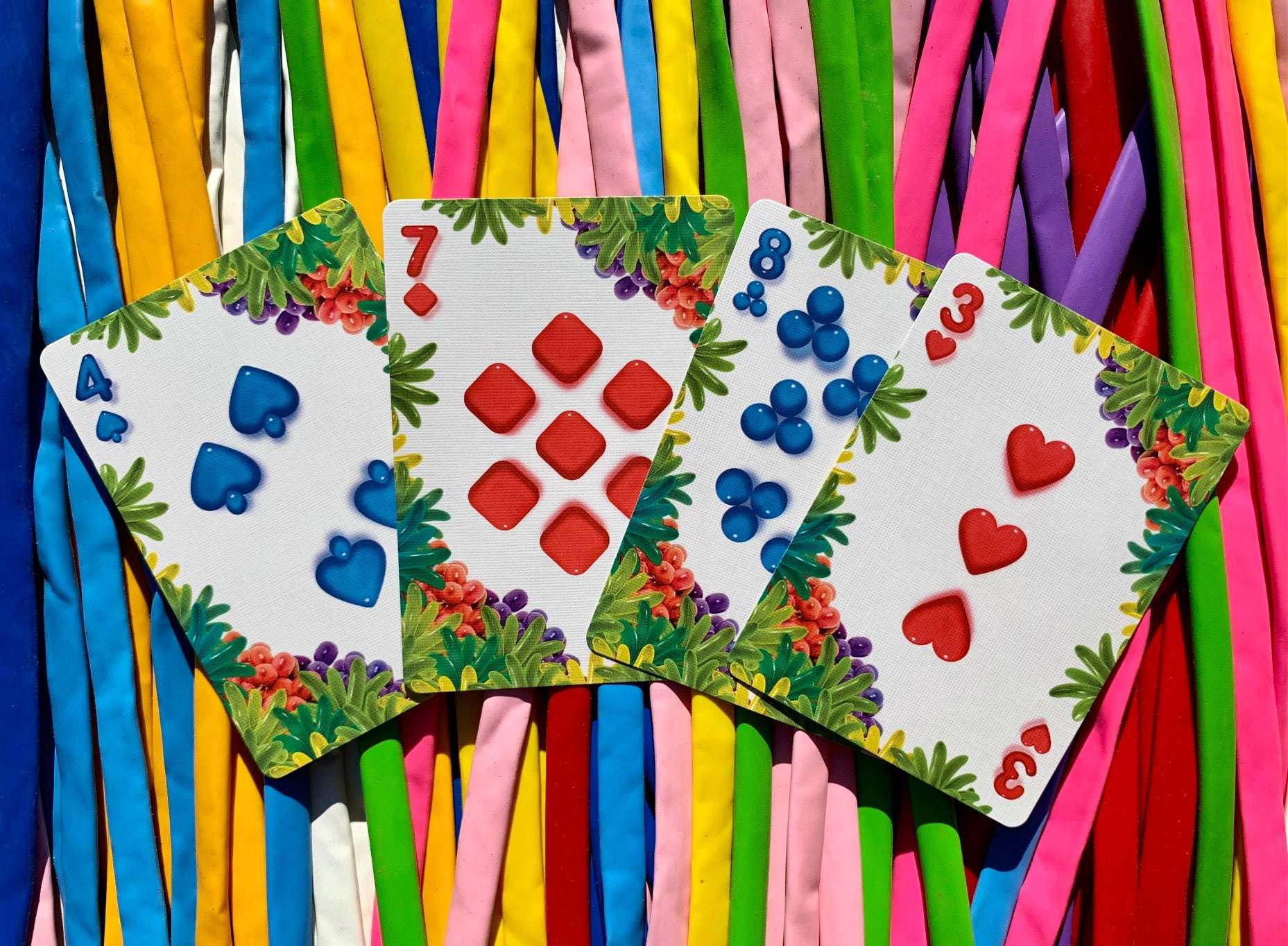 Balloon Jungle Stripper Bicycle Playing Cards - Image 7