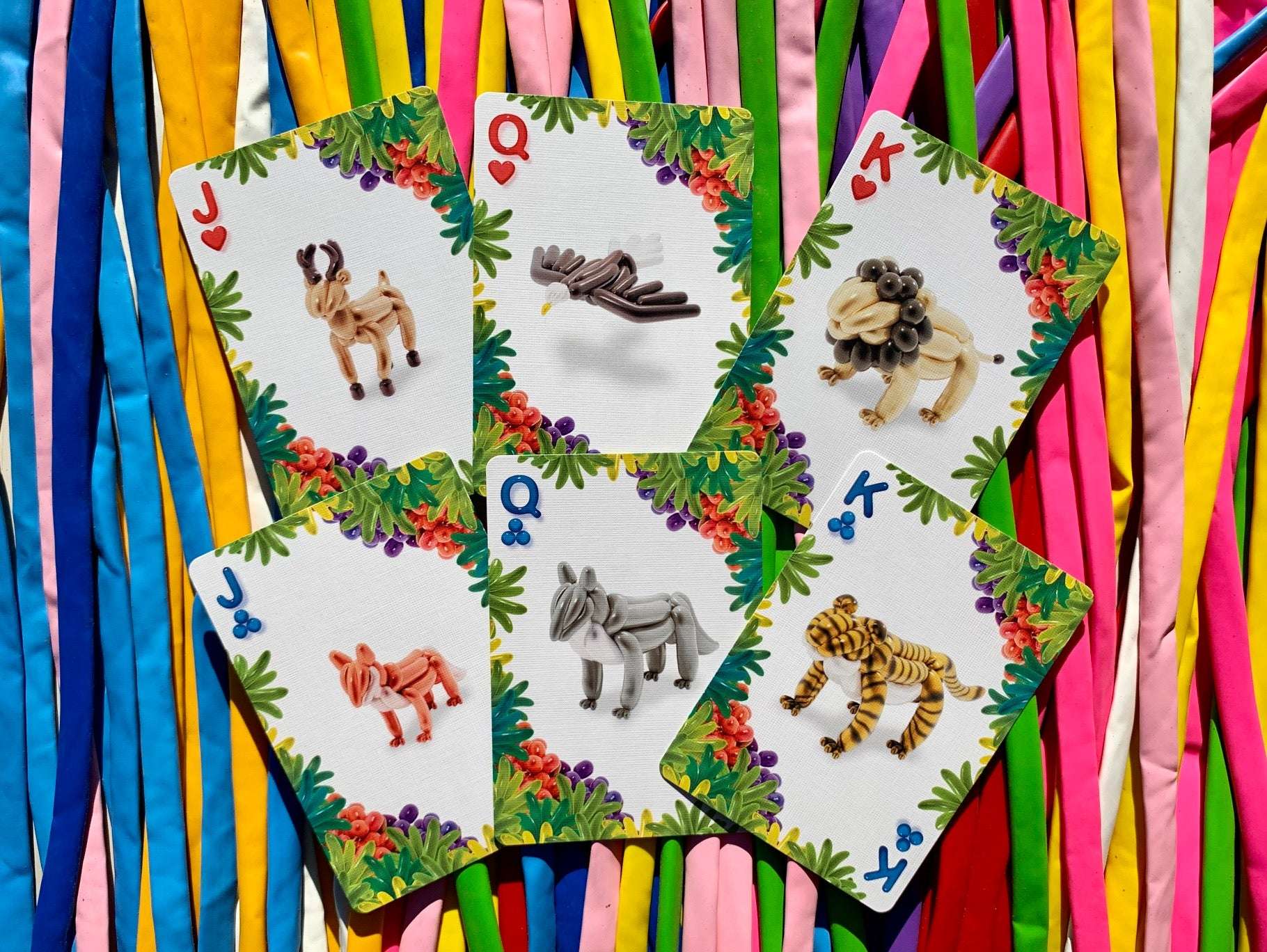 Balloon Jungle Stripper Bicycle Playing Cards - Image 9