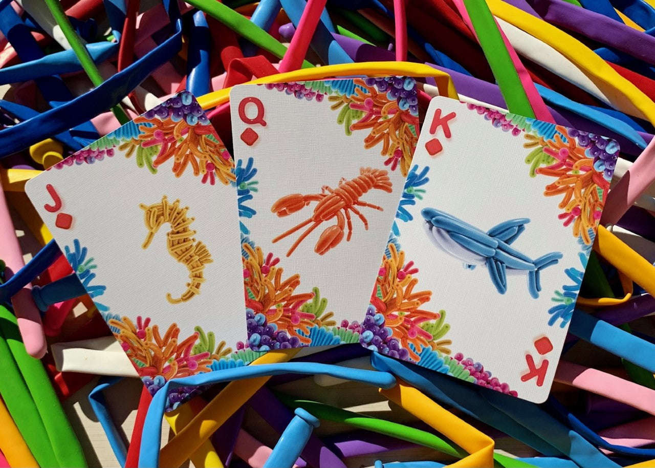 Balloon Ocean Stripper Bicycle Playing Cards - Image 4