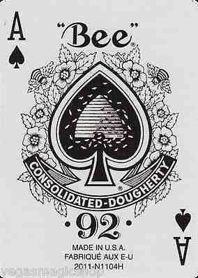 'Bee' Standard Red Playing Cards - Image 5