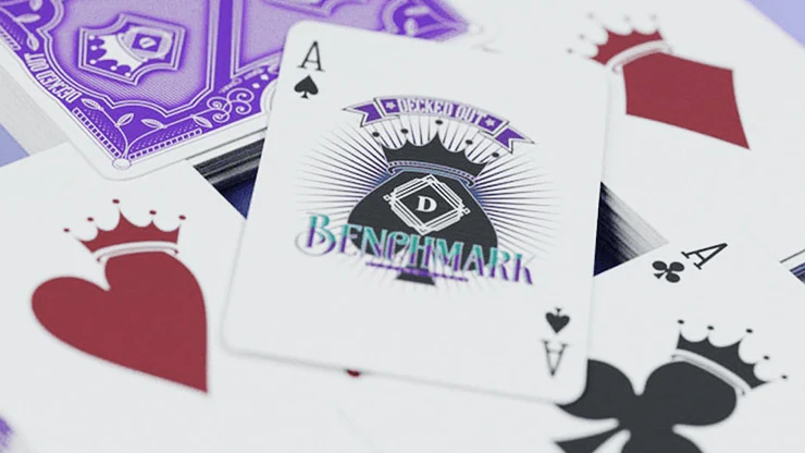 Benchmark Purple Playing Cards USPCC - Image 3
