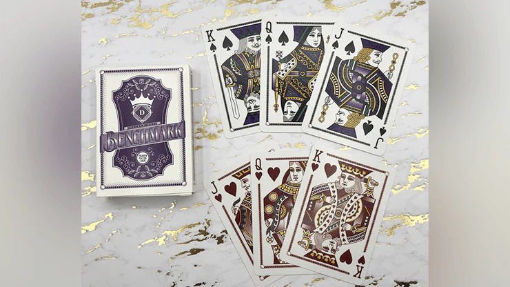 Benchmark Purple Playing Cards USPCC - Image 4