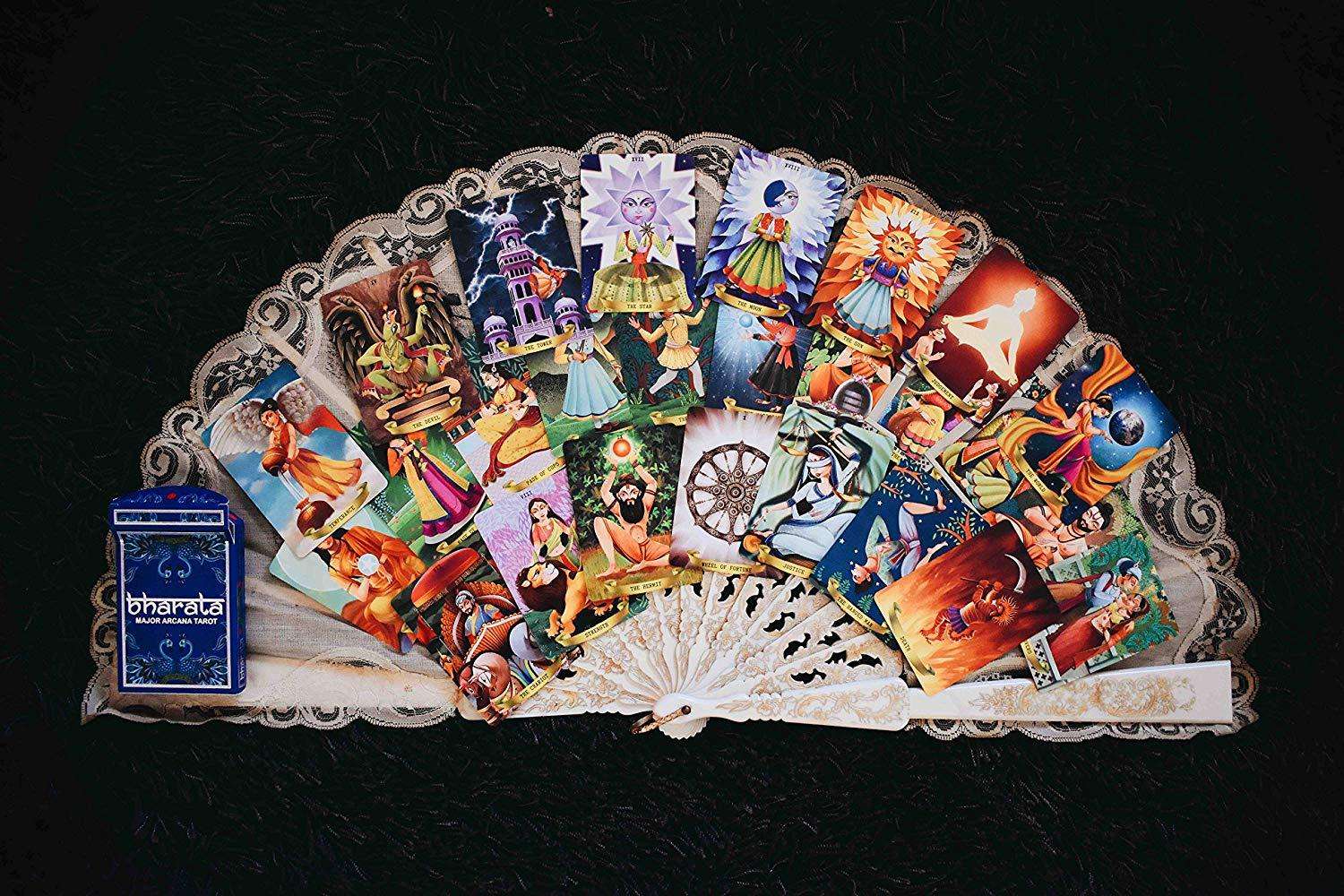 Bharata Gold Gilded Tarot Major Arcana WJPC - Image 5