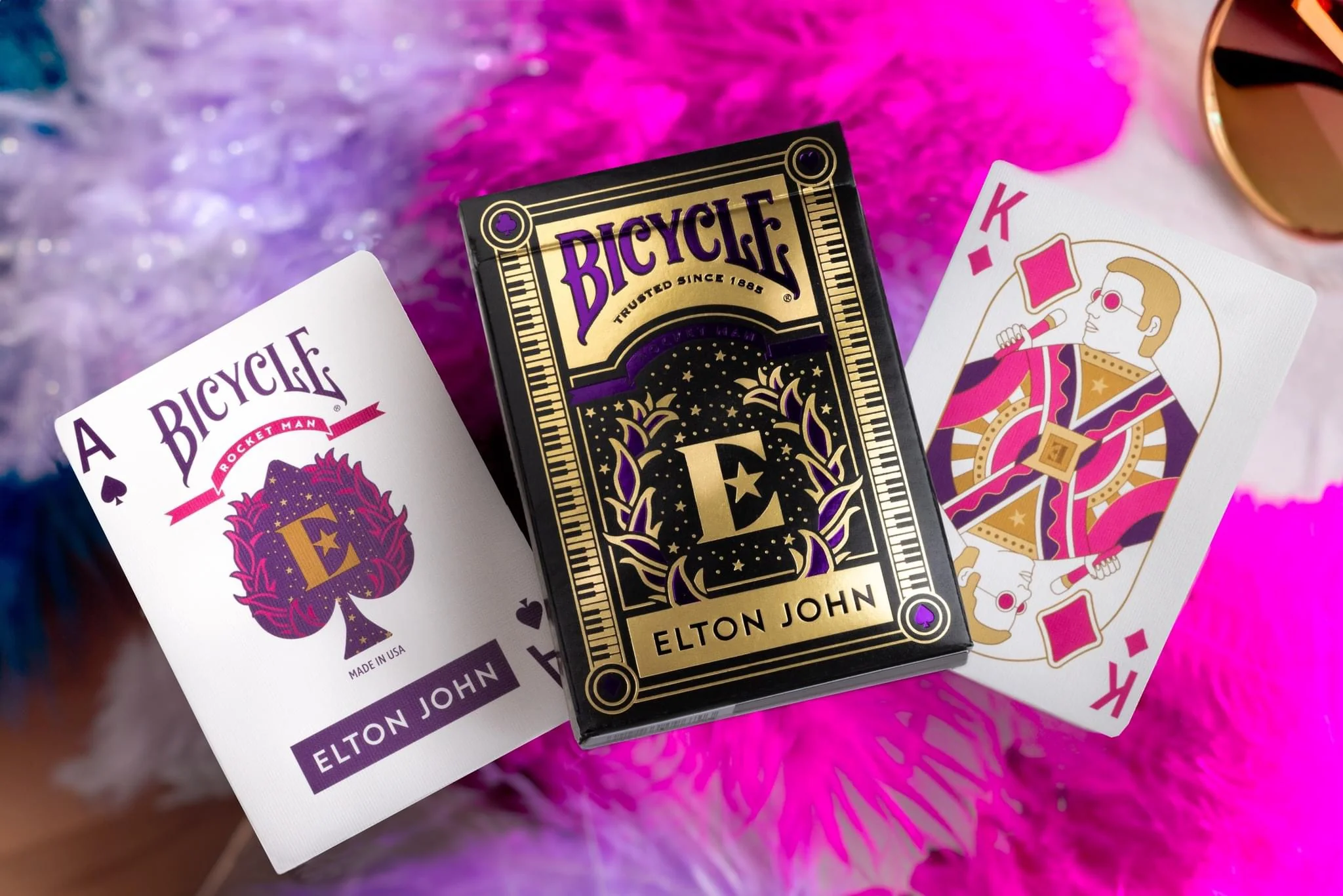 Elton John Playing Cards - By Bicycle and the Rocket Man Himself! - Image 5