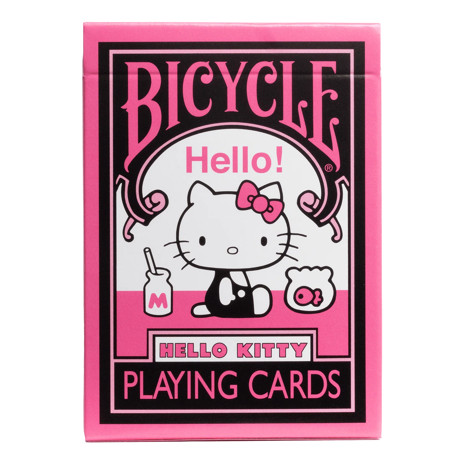Bicycle Hello Kitty Black and Pink Playing Cards - Cute Meets Classic in Every Shuffle - Image 3