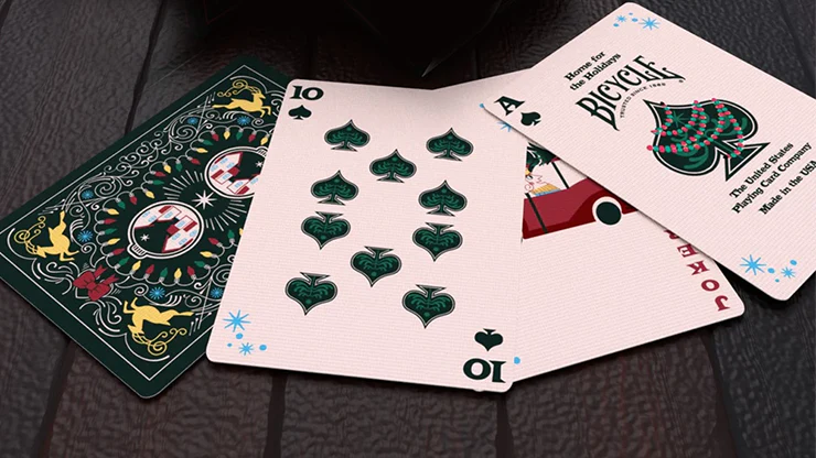 Bicycle Home for the Holidays Playing Cards by USPCC - Image 3