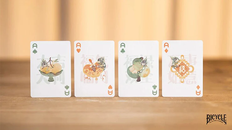 Bicycle Mascot Playing Cards -White Marsh - Image 2