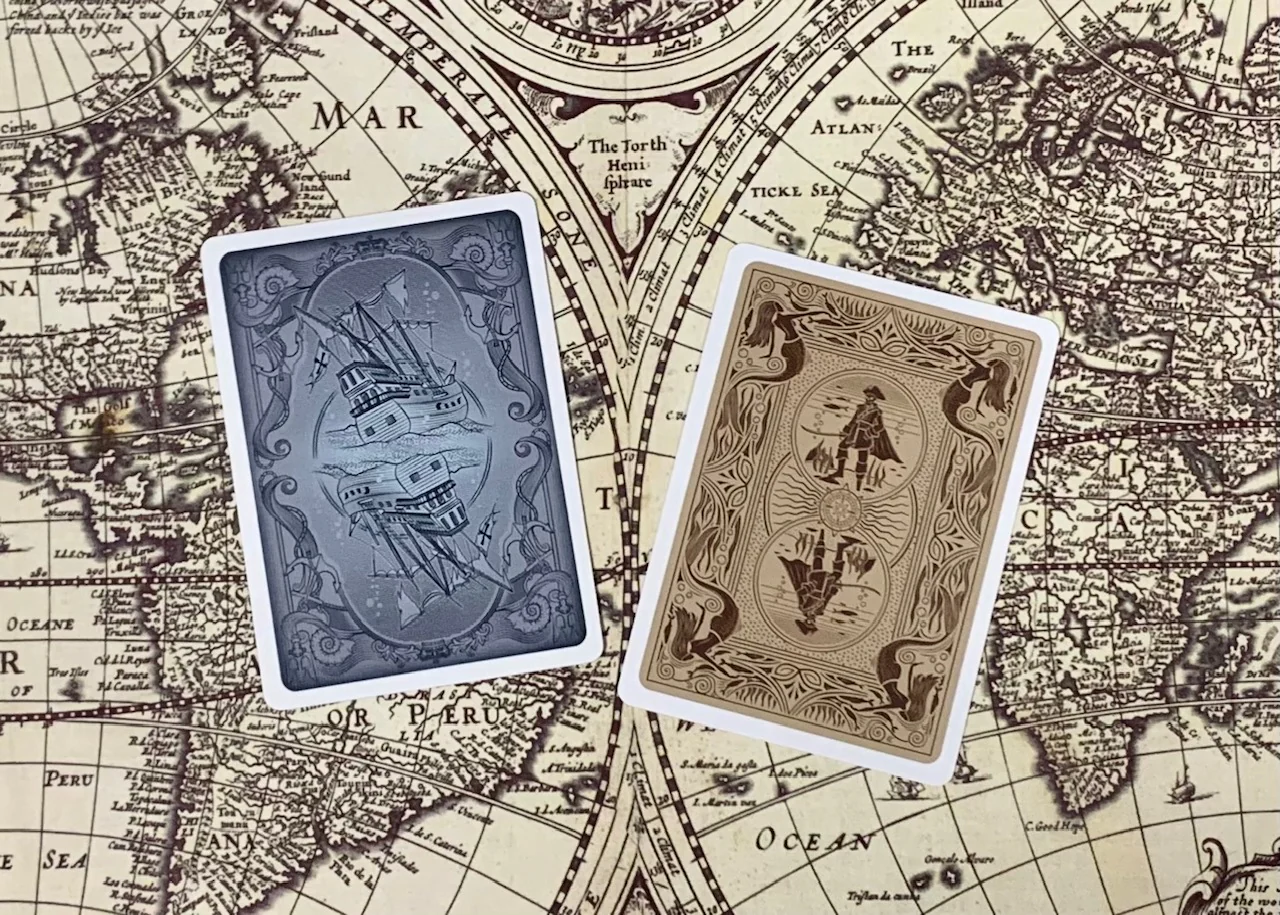 Bicycle Neptune’s Graveyard v2 Spectral Edition Ships & Sirens Playing Cards - Image 6
