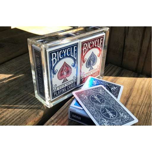 Bicycle Rider Back Mini Playing Cards Deluxe 2 Deck Set - Image 2