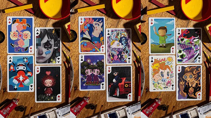 Bicycle Sari Sari (Code Red Edition) Playing Cards - Image 2
