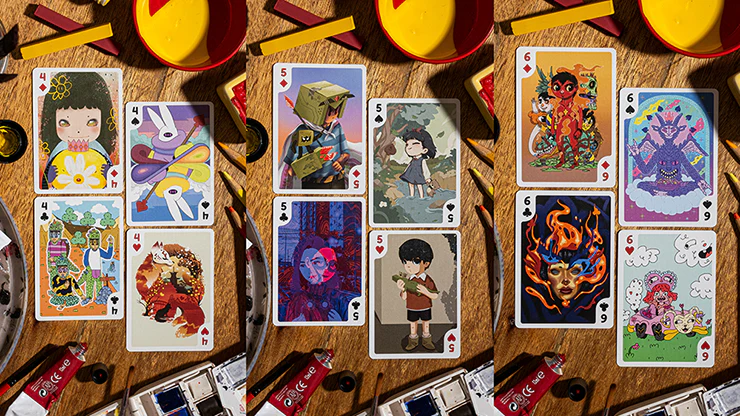 Bicycle Sari Sari (Code Red Edition) Playing Cards - Image 3