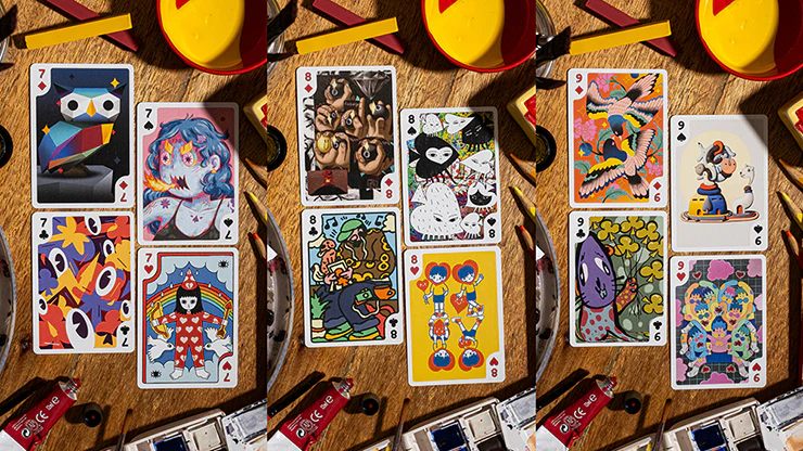 Bicycle Sari Sari (Code Red Edition) Playing Cards - Image 4