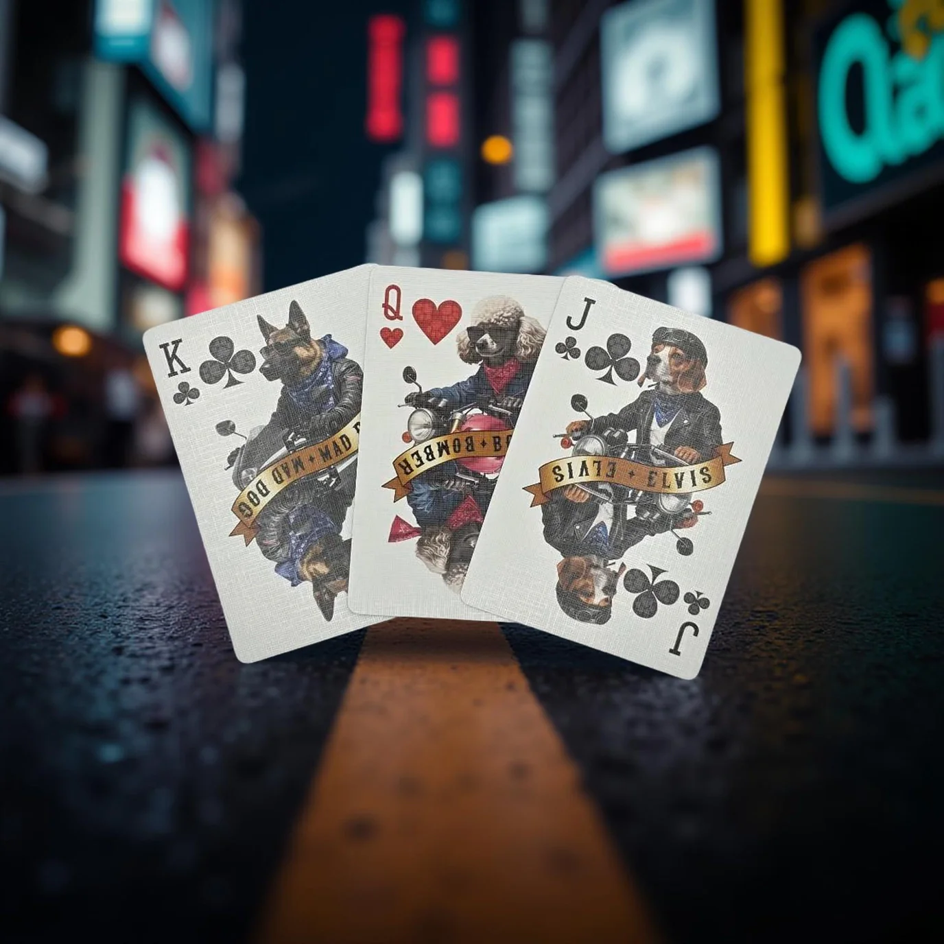 Biker Dogs Playing Cards - Image 3