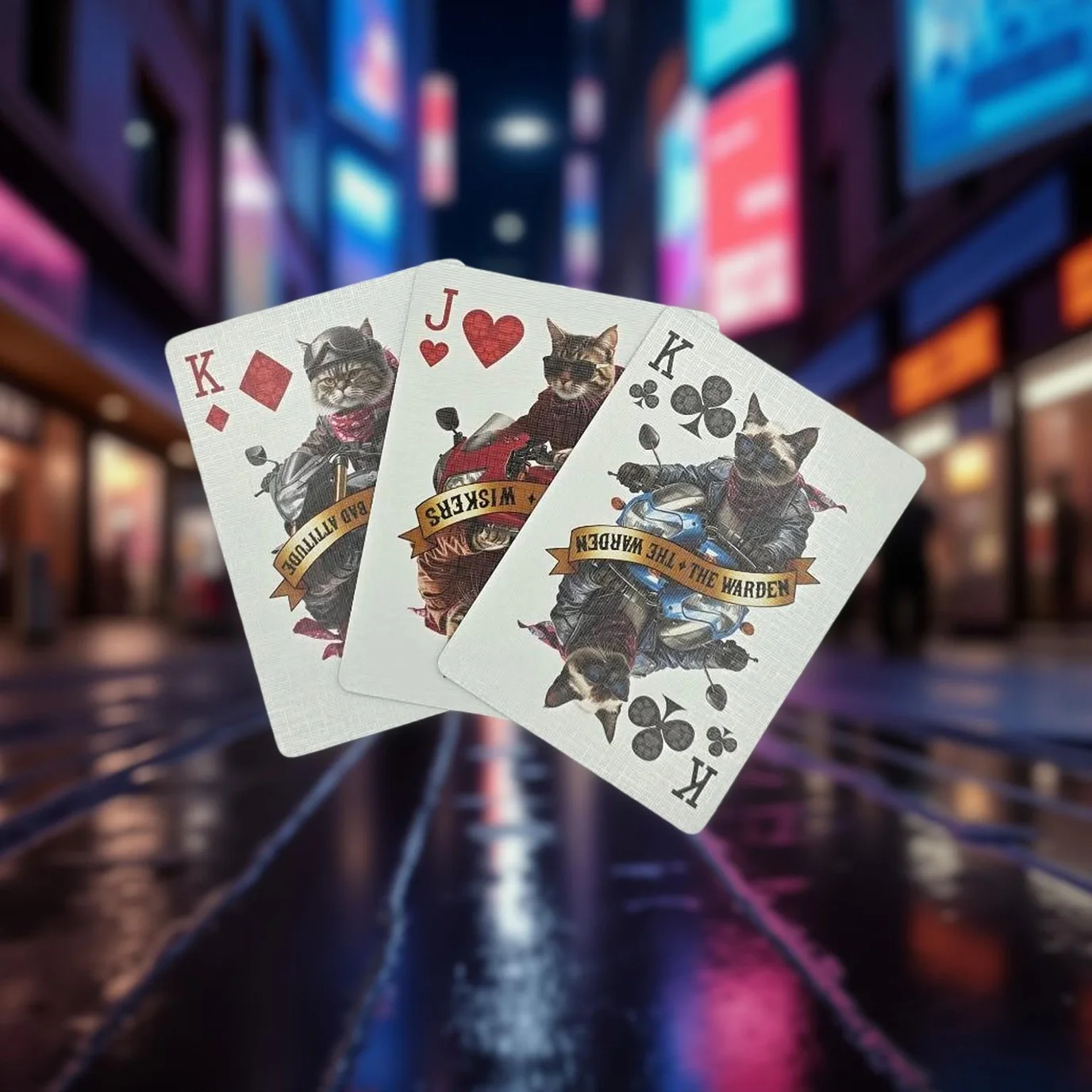 Biker Dogs Playing Cards - Image 5