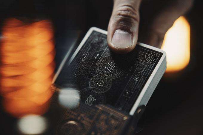 Bitcoin Black Marked Playing Cards LPCC - Image 5