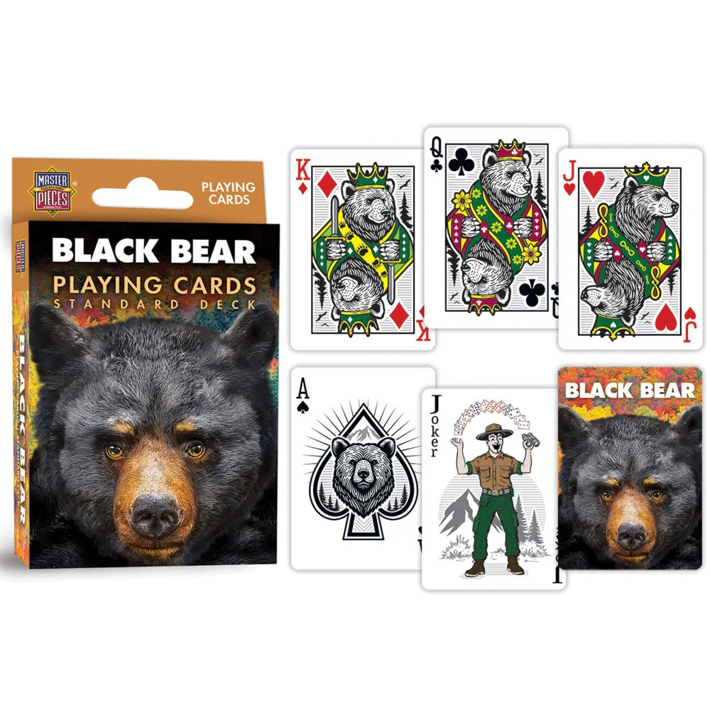 Black Bear Playing Cards by Masterpieces - Image 3