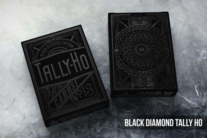 Black Diamond Tally-Ho Circle Back Playing Cards - Image 2