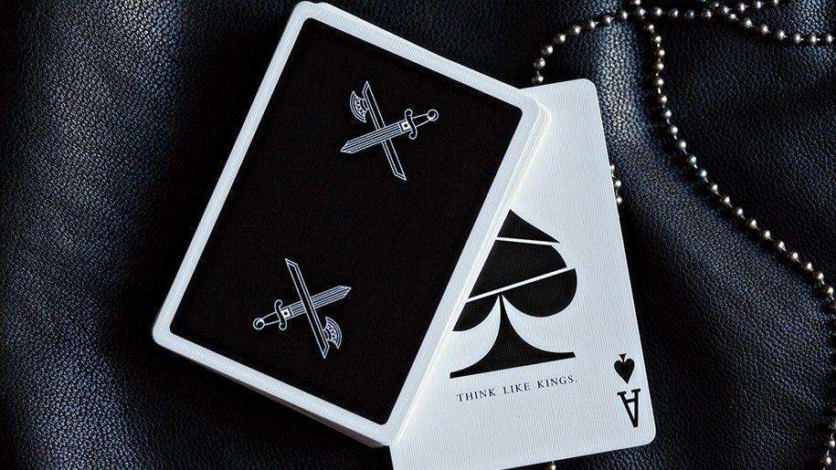 Black Kings Playing Cards USPCC ellusionist - Image 2