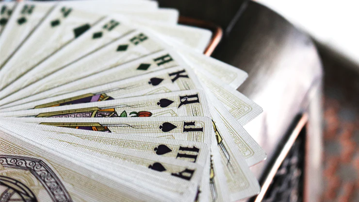 Black Magic Silver Gilded Playing Cards USPCC - Image 2