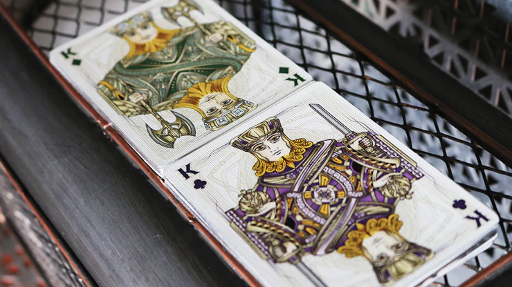 Black Magic Silver Gilded Playing Cards USPCC - Image 3