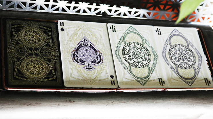 Black Magic Silver Gilded Playing Cards USPCC - Image 4