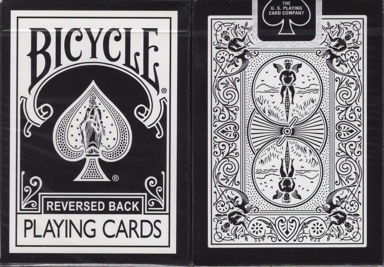 Black Reversed Back Bicycle Playing Cards