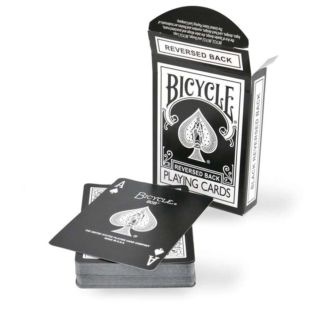 Black Reversed Back Bicycle Playing Cards - Image 6