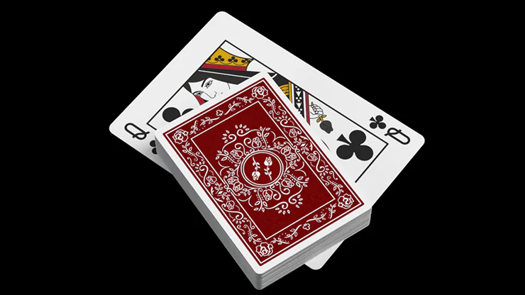Black Roses Edelrot Mini Playing Cards 2 Deck Set WJPC - Image 6