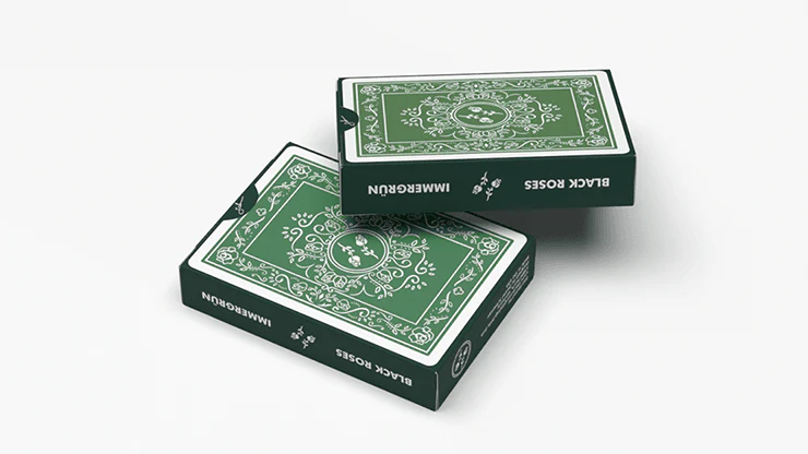 Black Roses Immergrun Playing Cards USPCC - Image 4