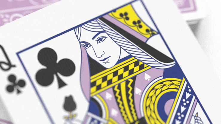 Black Roses Lavender Marked Playing Cards USPCC - Image 2