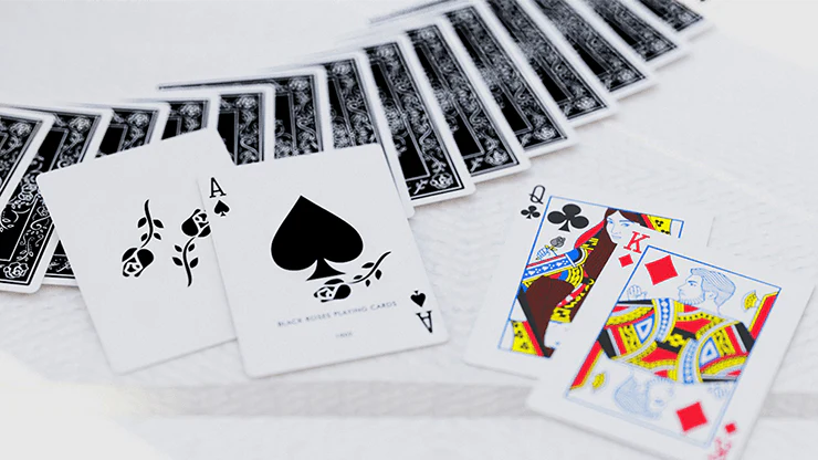Black Roses Playing Cards USPCC - Image 2