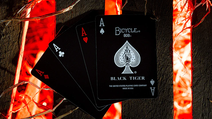 Black Tiger Revival Bicycle Playing Cards - Image 3