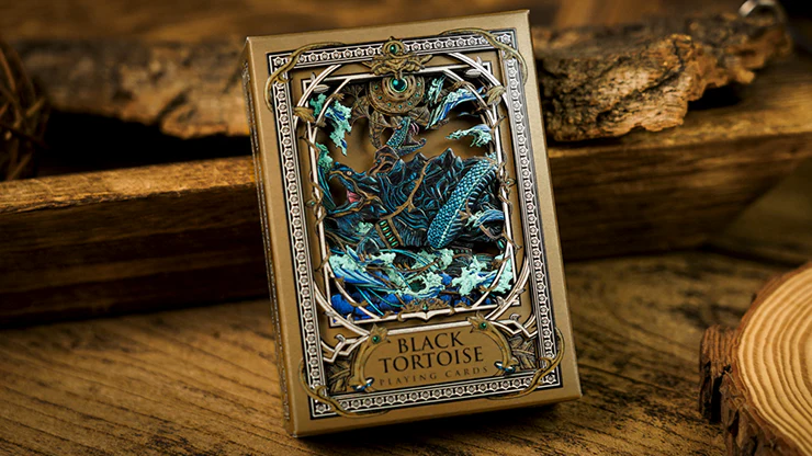 Black Tortoise Luxury Frame by Ark Playing Cards with Unique Serial Number - Image 3