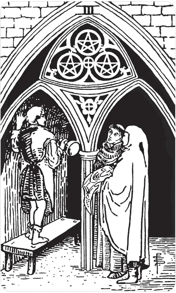 Black & White Rider-Waite® Tarot Deck - Classic Artistry Redefined - Image 3